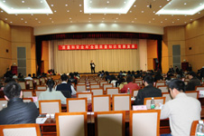 中國質量檢驗協會會員工作部副主任張百熙在復賽現場宣布考場紀律